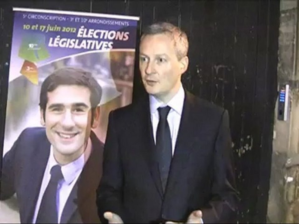 Bruno Le Maire soutient Benjamin Lancar