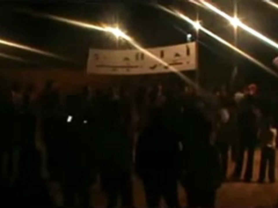 فري برس ريف حلب الغربي   قرية الجينة   مظاهرة مسائية حاشدة  17 4 2012 ج1 Aleppo