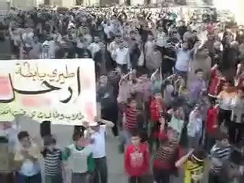 فري برس حلب تل رفعت احرار البلدة مظاهرة الثلاثاء 17 4 2012 جـ2 Aleppo