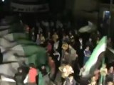 فري برس حلب الابزمو مظاهرة مسائية نصرة للمدن المنكوبة 17 4 2012 Aleppo