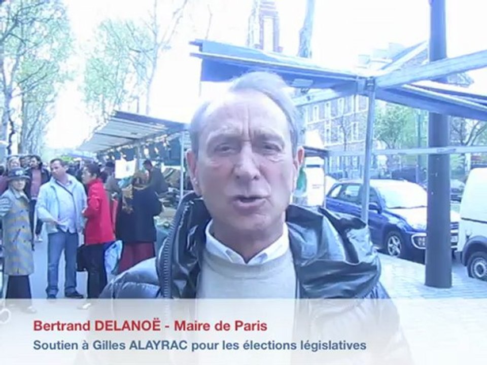 GILLES ALAYRAC 2012 - Soutien de M Bertrand DELANOË