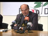 Bersani - Il centrodestra ha sbagliato nei rapporti con il paese