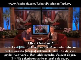 2011 Ellen Show - Robert Pattinson (altyazılı)