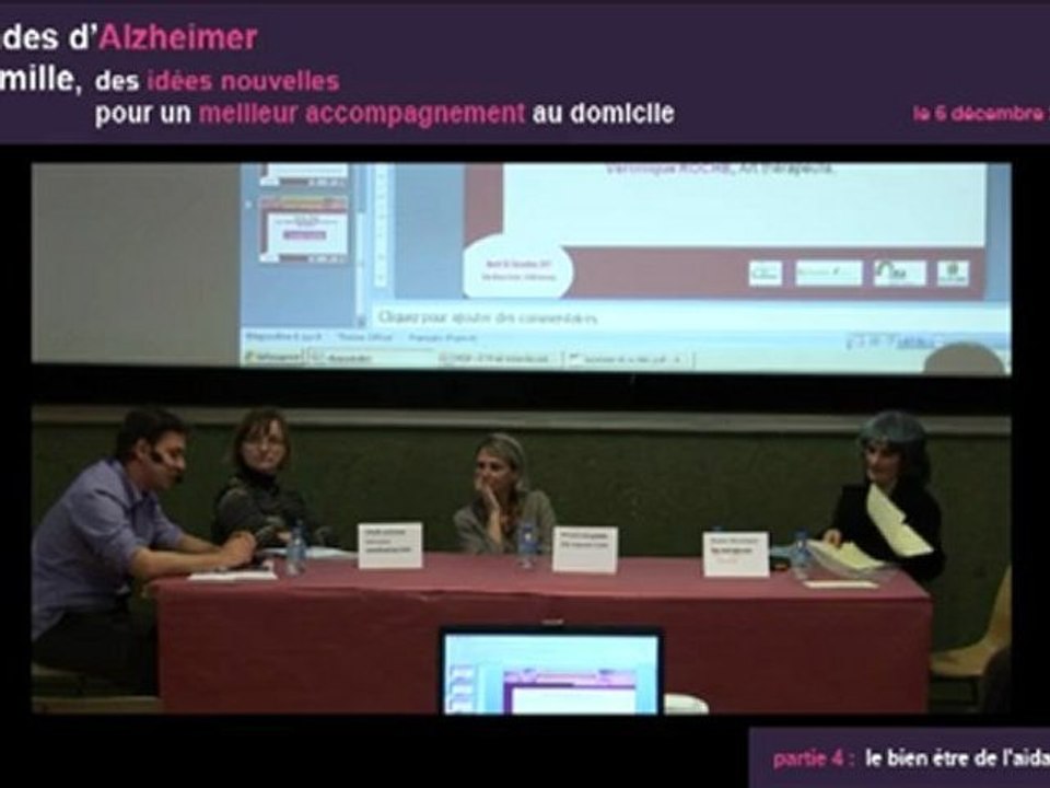 Les malades d'Alzheimer et leur famille (partie 4)