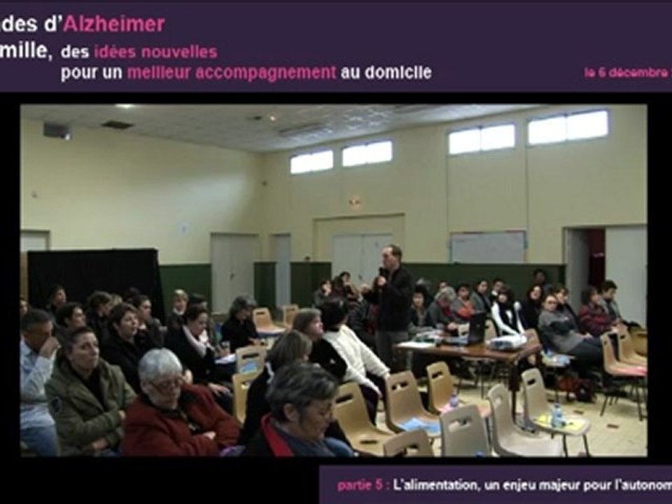 Les malades d'Alzheimer et leur famille (partie 5)