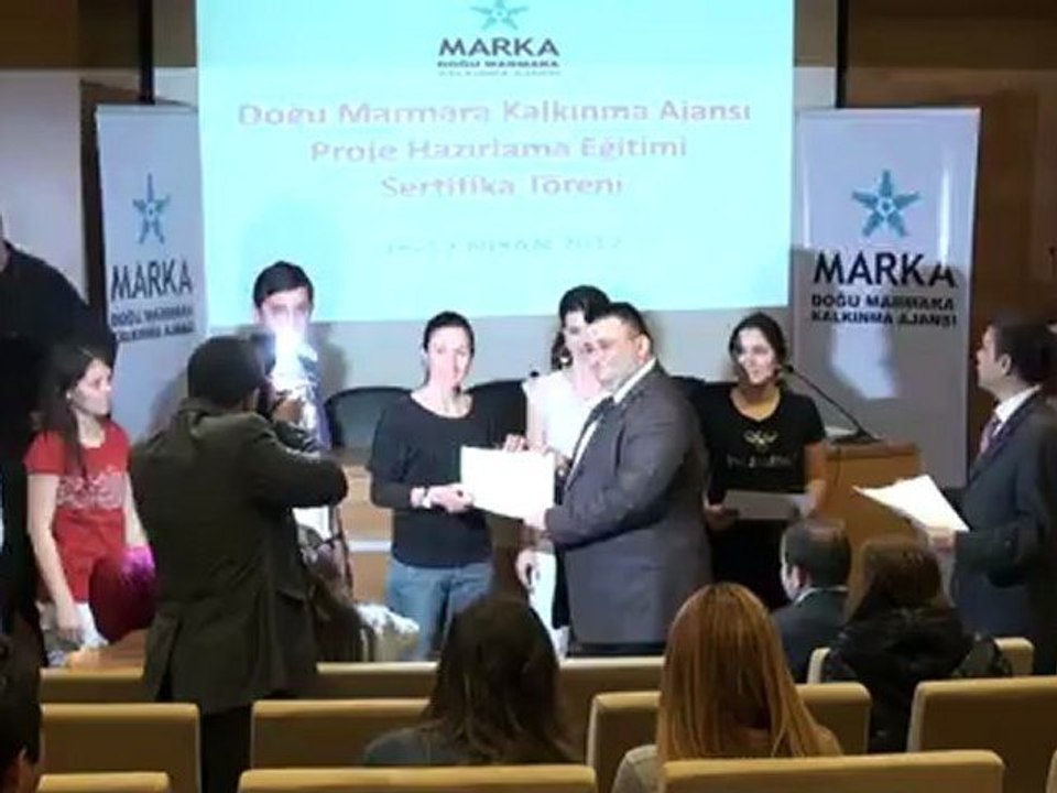 Doğu Marmara Kalkınma Ajansı Proje Yazma Sertifika Töreni