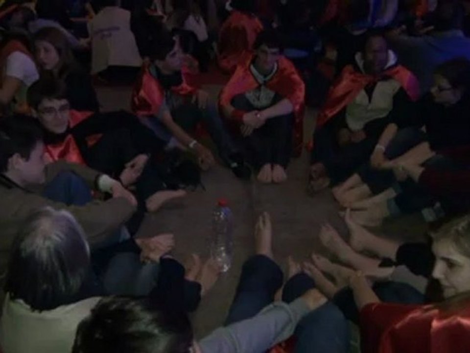 Mercredi 18 avril 2012 : le lavement des pieds avec les jeunes du Frat