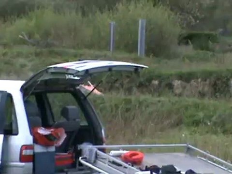 Premiers essais des karts