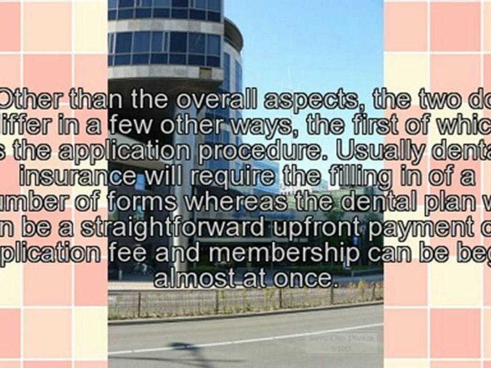 Dental Insurance Vs Dental Plans For Seniors