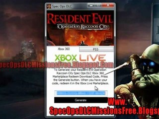 Get Free Resident Evil Operation Raccoon City Spec Ops Missions DLC