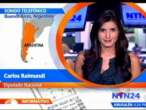 Diputado argentino Carlos Raimundi habla en NTN24 sobre expropiación de Repsol-YPF