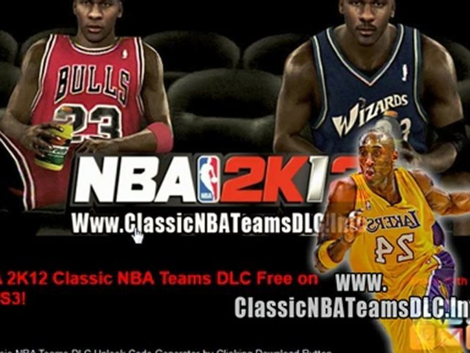 Unlock NBA 2K12 Classic NBA Teams DLC Free on Xbox 360 And PS3!!