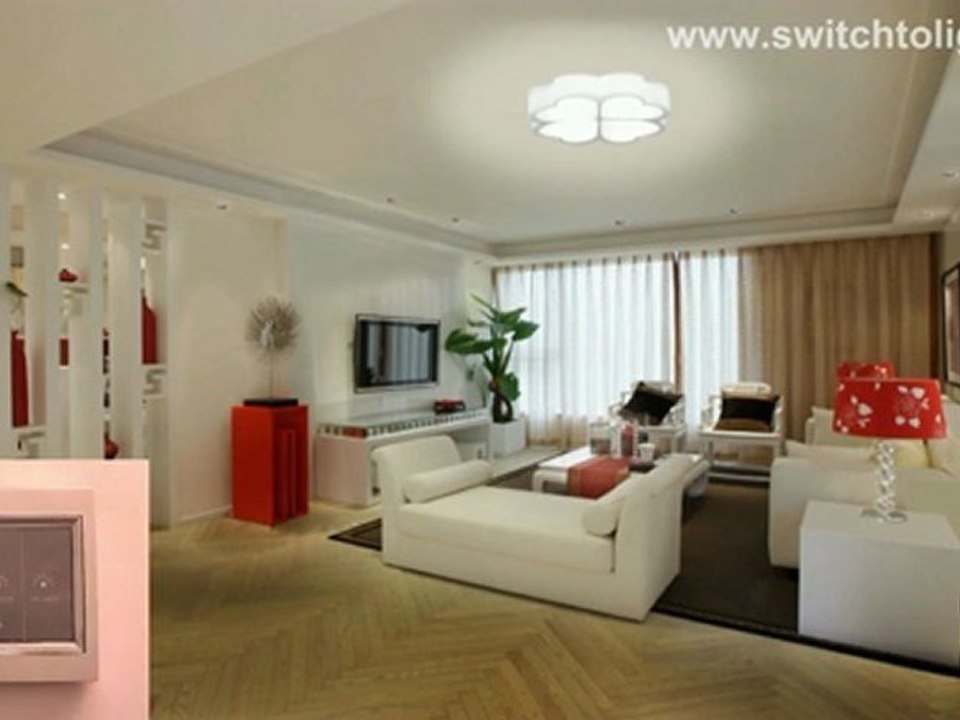 Home Automation - Touch Light Switch 3 Gang LCD Screen