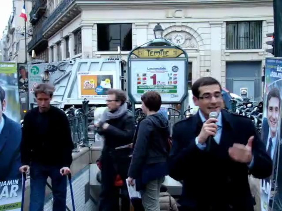 Opération Meeting de rue de Benjamin Lancar