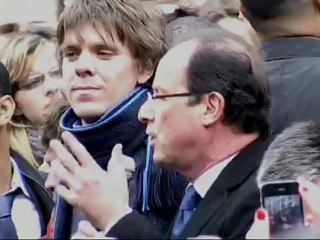 François Hollande s'adresse aux jeunes à Amiens 18 avril 2012