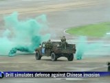 Taiwan launches drill simulating Chinese invasion