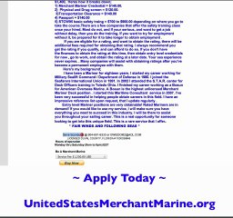 How much does a merchant marine make?