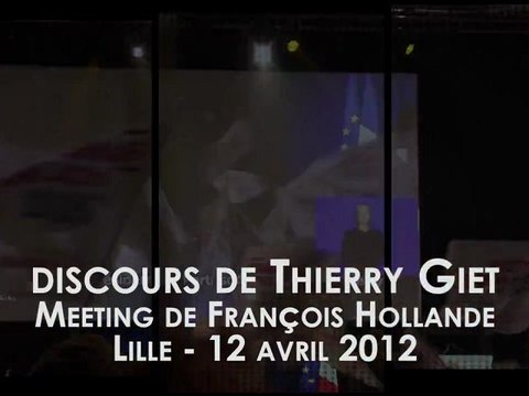 Meeting de soutien à François Hollande - Lille