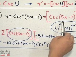 Derivar una función ¨cosecante¨ - HD