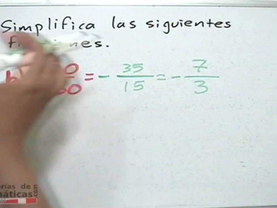 Simplificación de fracciones - HD