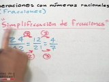 Concepto de simplificación de fracciones - HD