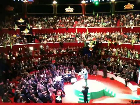 Daniel Cohn-Bendit au Meeting d'Eva Joly - Cirque d'Hiver - 18 avril 2012