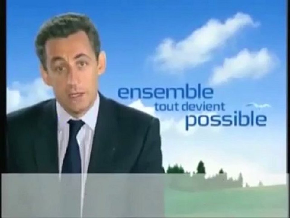 Les promesses présidentielles de Sarkozy