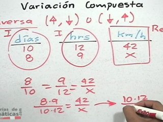 Variación compuesta (directa, inversa y mixta) - HD