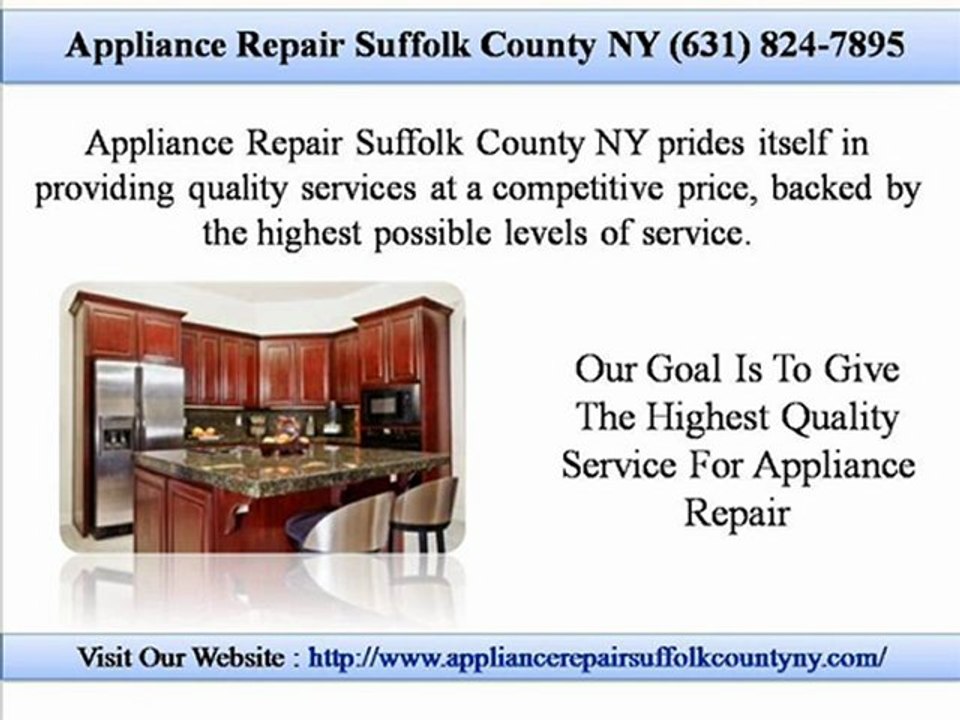 Appliance Repair Suffolk County NY