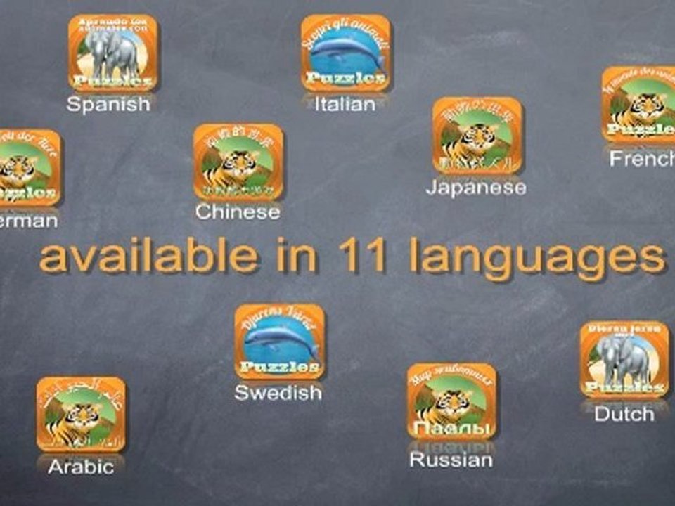 Learn Animals with puzzles for iPad & iPhone