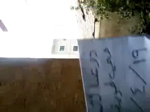 فري برس درعا المحطة طريق السد اطلاق نار كثيف 19 4 2012 ج1 Daraa