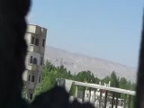 فري برس الغوطة الشرقية جسرين اطلاق نار كثيف وأصوات إنفجارات قوية 19 4 2012 ج1 Damascus