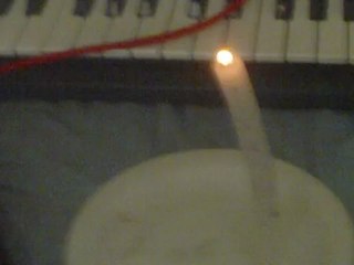 eye watch candle burn