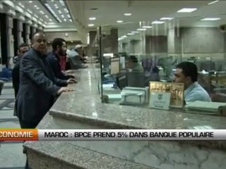 Maroc, BPCE prend 5% dans Banque Populaire