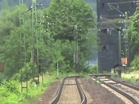 Züge zwischen Erpel und Linz am Rhein, HGK 185, 145, Railion 189, Railion 185, 152, 4x 425