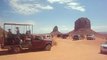 arrivée a monument valley en 4x4 avec les indiens navajos