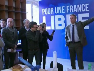 Dupont-Aignan: le souverainiste qui se veut "anti fric"