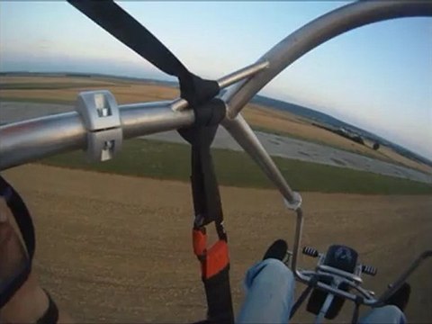 Ecole Grand Vol Paramoteur, Paris Nord Ouest,Apprentissage sur paratrike power2fly fenix, partie 2.
