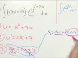 Funciones exponenciales (integral por sustitución) - HD