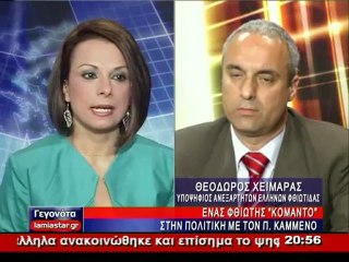 Ο Θεοδ. Χειμάρας στο STAR Κεντρικής Ελλάδας
