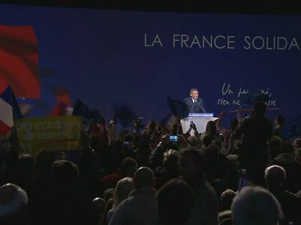 François Bayrou, discours de Bordeaux - 190412