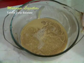 Tahinli Turp Salatası