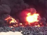 5 millions de pneus brûlent au Koweït