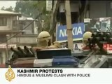 Hindus and Muslims clash in Jammu-Kashmir - 05 Aug 08