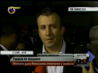 Tareck El Aissami rechaza declaraciones de Aponte Aponte