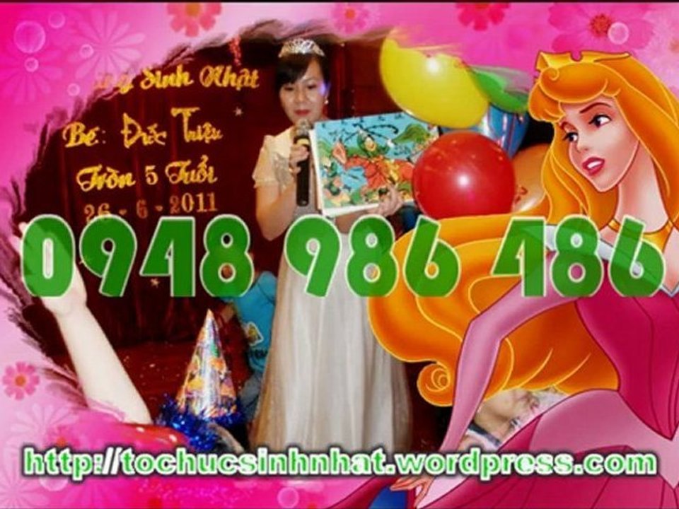 Dịch vụ Tổ chức sinh nhật cho bé LH 0982 170 586