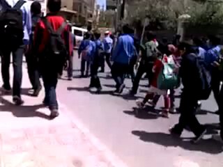 فري برس ريف دمشق مظاهرة أحرار التل 19 4 2012