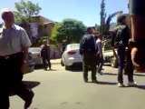 فري برس دمشق هجوم عصابات الامن على أحد المشييعين حي الميدان الدمشقي 19 4 2012 Damascus