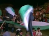 فري برس ادلب مدينة الدانا مظاهرة مسائية حاشدة الخميس 19 4 2012 Idlib