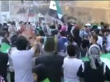 فري برس دمشق مظاهرة لأحرار حي التضامن الدمشقي بعدسة احرار الكسوة 19 4 2012 Damascus